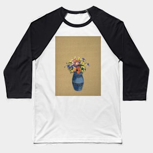 Vase of Flowers by Odilon Redon Baseball T-Shirt